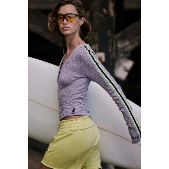 NWT FP Movement Recovery Layer Purple Textured Top - Picture 6 of 10